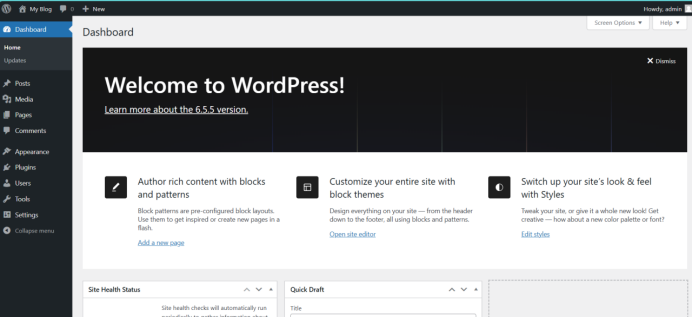 Cài đặt WordPress