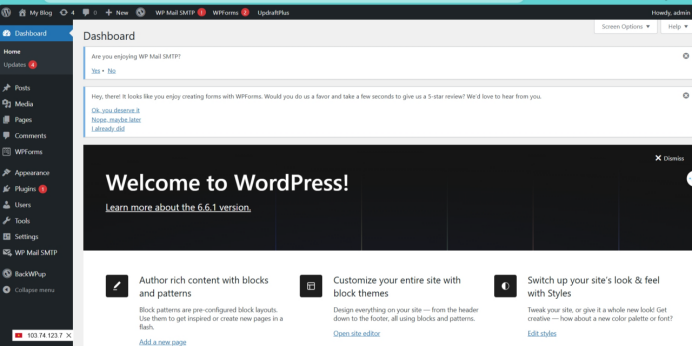 Đăng nhập vào trang quản trị WordPress