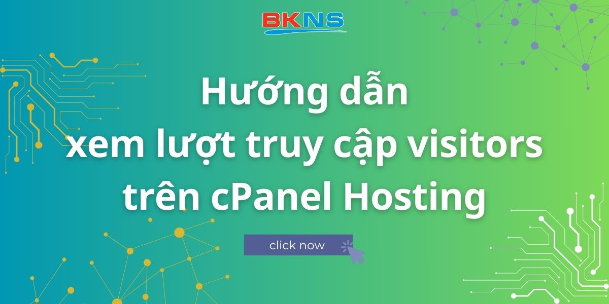 Hướng dẫn xem lượt truy cập visitors trên cPanel Hosting