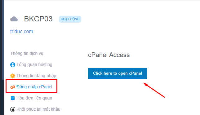 Open-cpanel