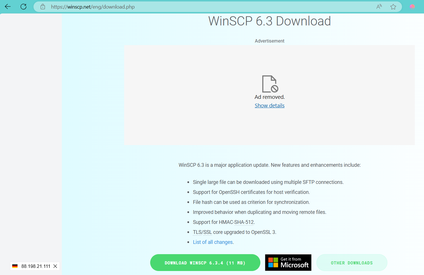 Tải và cài đặt WinSCP