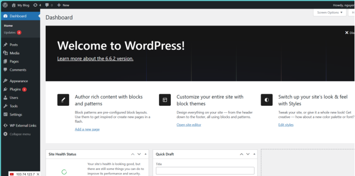 Đăng nhập quản trị WordPress