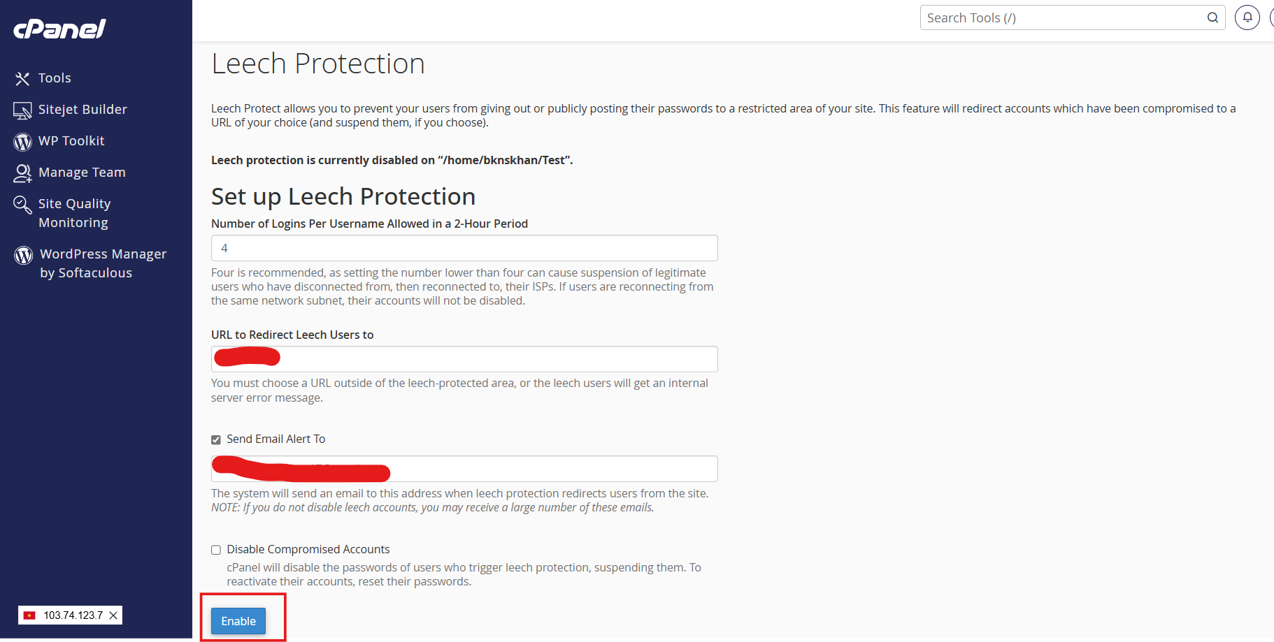 nhap-Enable-de-kich-hoat-Leech-Protection